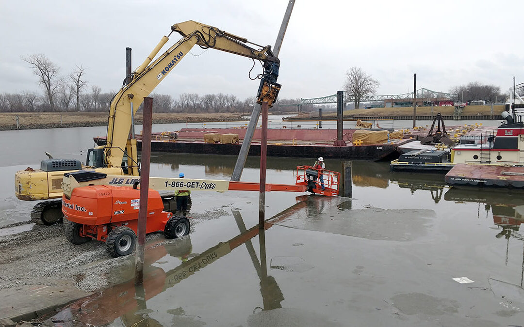 Missouri River Boat Ramp Construction