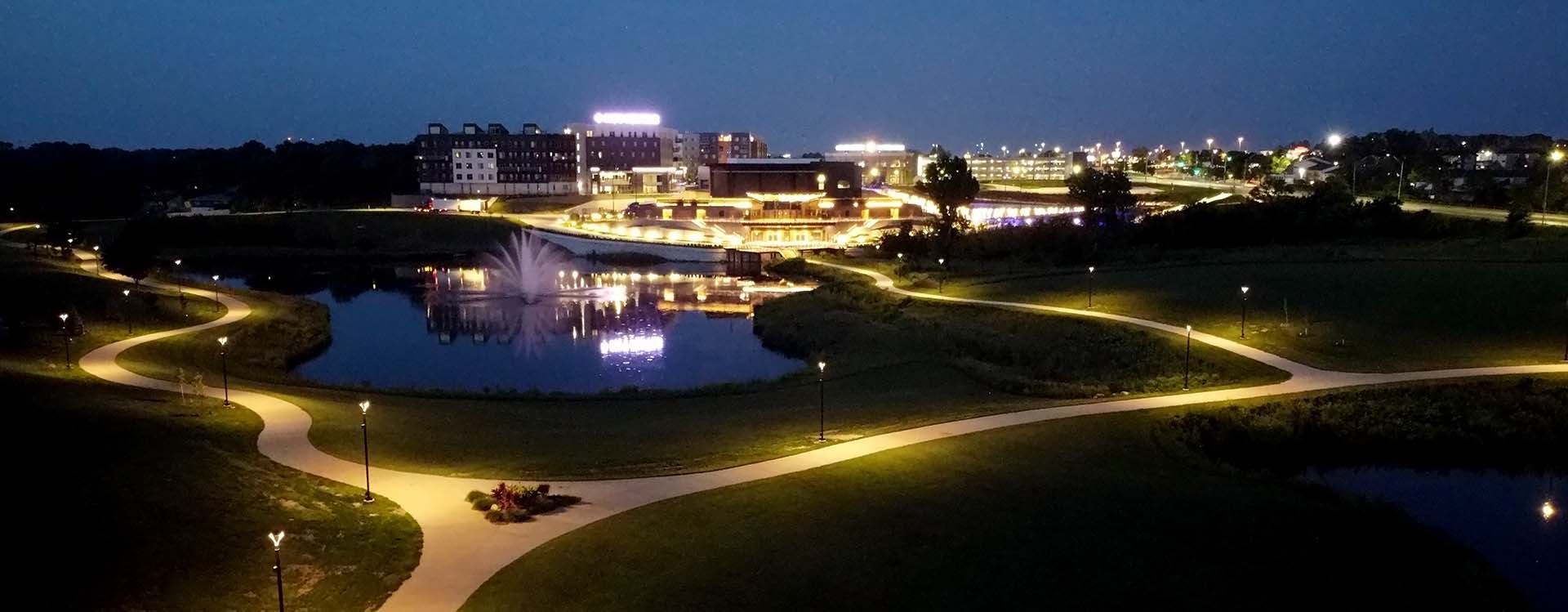 LaVista Central Park Lake and Lights